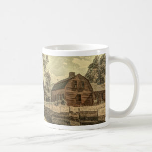 Taza De Café Rústica Moda de granja rural occidental