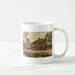 Taza De Café Rústica Moda de granja rural occidental
