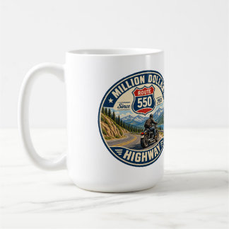 Taza De Café Ruta 550 regalos de motocicleta de la carretera de
