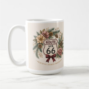 Taza De Café Ruta 66 Centenario de Mañana Invernal Acogedora Pa