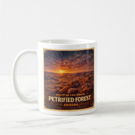 Taza De Café Ruta 66 Centenario Horizonte Bosque Petrificado