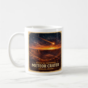 Taza De Café Ruta 66 Cráter Meteorológico Centenario Atmósfera