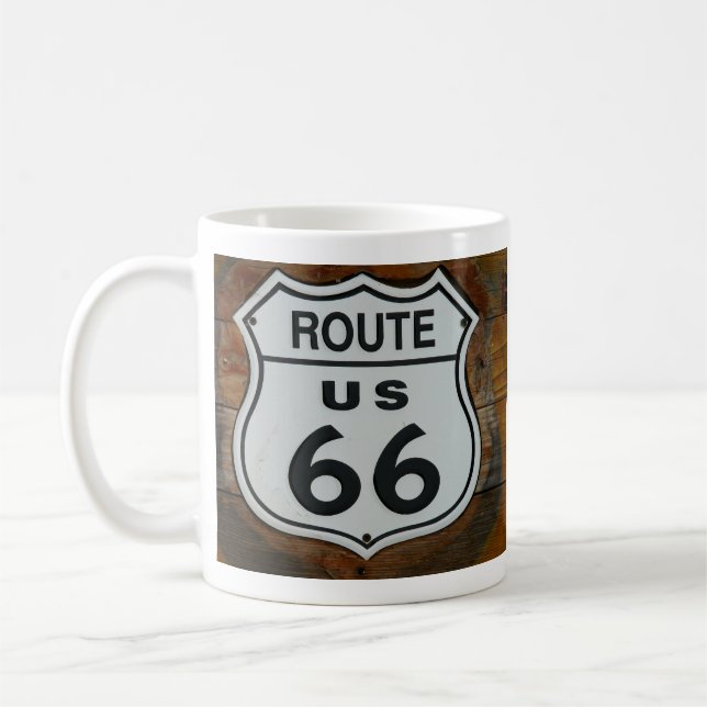 Taza De Café Ruta 66 Mug (Izquierda)