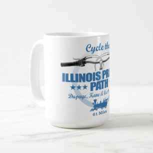 Taza De Café Ruta de Illinois Prairie (H2)