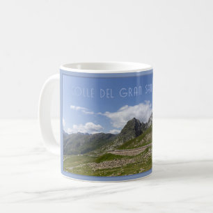 Taza De Café Ruta de la montaña a Italia, Valle de Aosta.