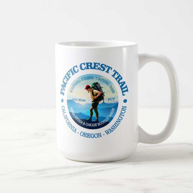 Taza De Café Ruta del Escudo del Pacífico (Hiker C) (Derecha)