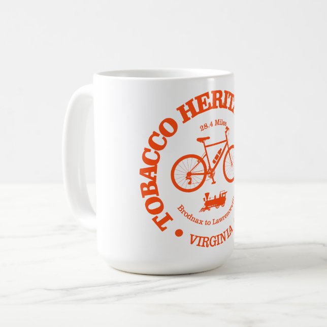 Taza De Café Ruta del patrimonio del tabaco (ciclismo) (Anverso izquierdo)