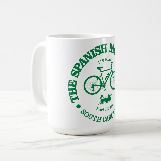 Taza De Café Ruta española del Moss (ciclismo) (Anverso izquierdo)