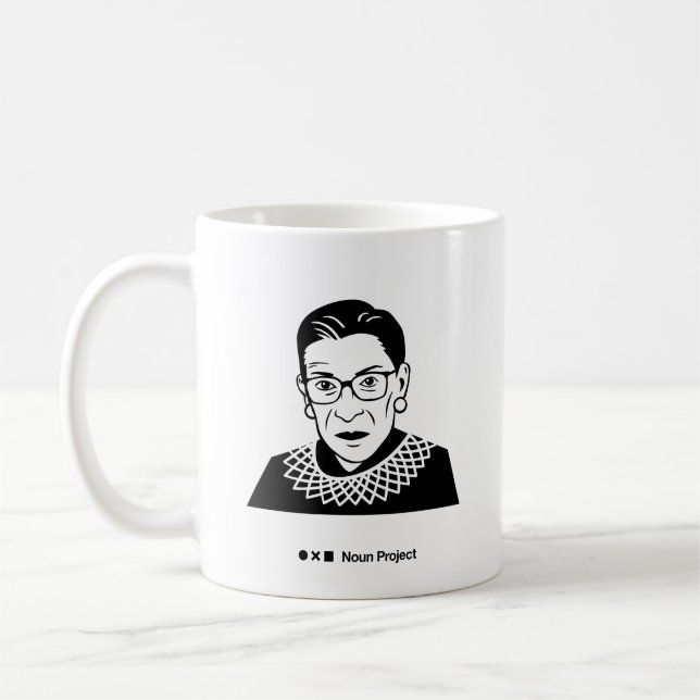 Taza De Café Ruth Bader Ginsburg (Izquierda)