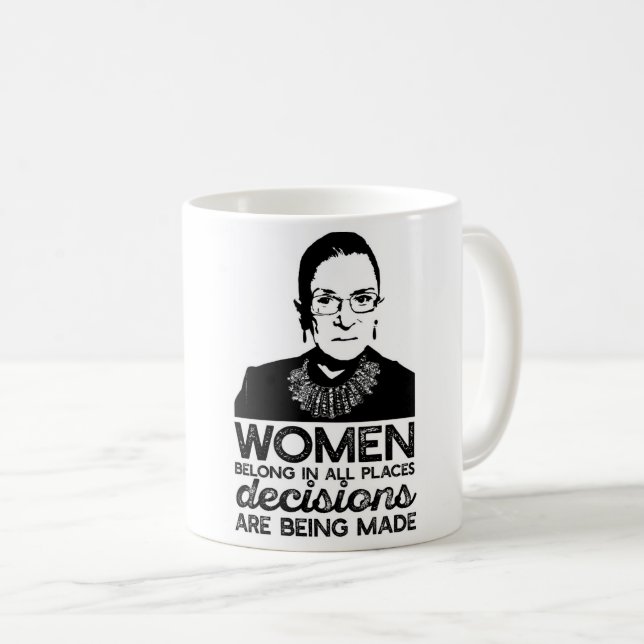 Taza De Café Ruth Bader Ginsburg (Anverso derecho)