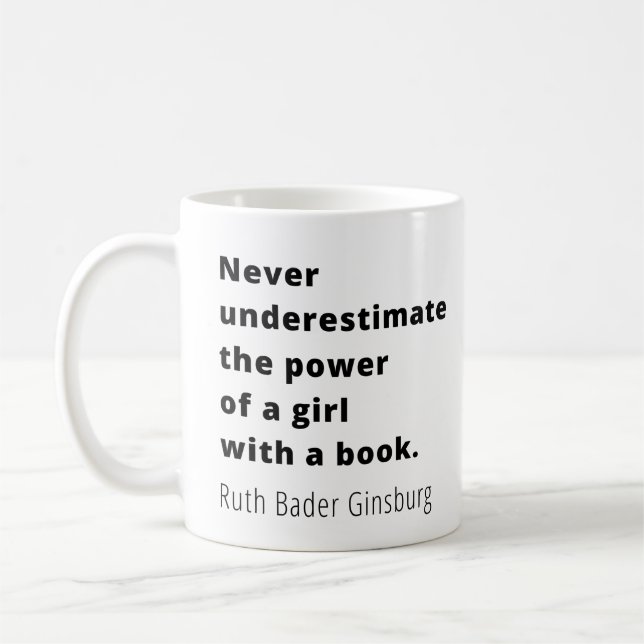 Taza De Café Ruth Bader Ginsburg (Izquierda)