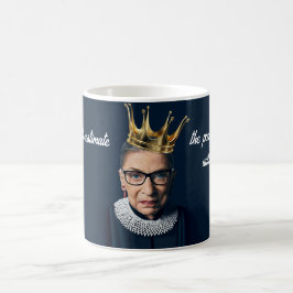 Taza De Café Ruth Bader Ginsburg Gold Crown