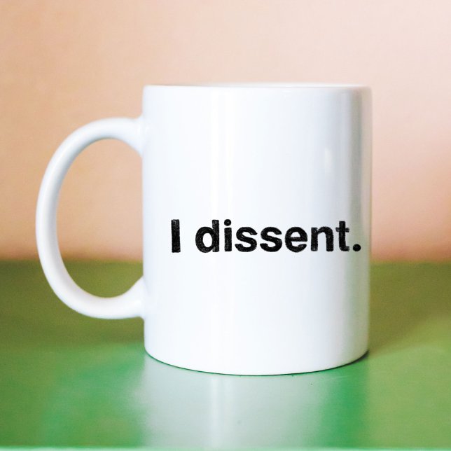 Taza De Café Ruth Bader Ginsburg Yo Disiento RBG (Ruth Bader Ginsburg I Dissent RBG Coffee Mug)