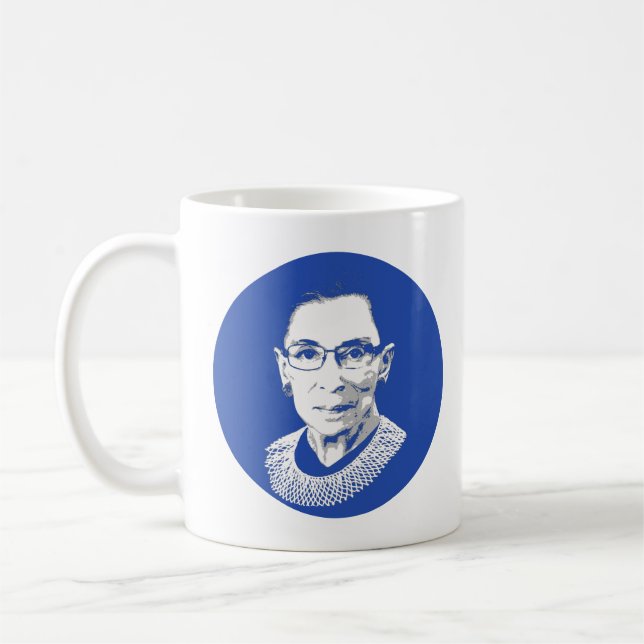 TAZA DE CAFÉ RUTH BADER GINSBURGO (Izquierda)