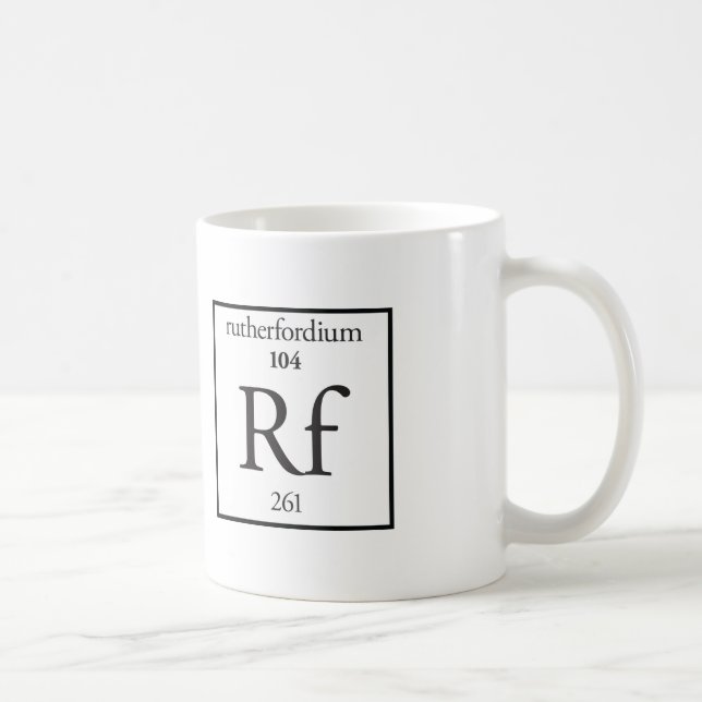 Taza De Café Rutherfordium (Derecha)