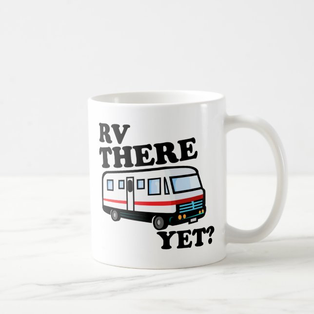 Taza De Café ¿RV ALLÍ TODAVÍA? (blanco) (Derecha)