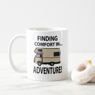 Taza De Café RV Camping Adventure Ring