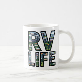 Taza De Café RV Life Adventure Camper Road Tripography Typograp