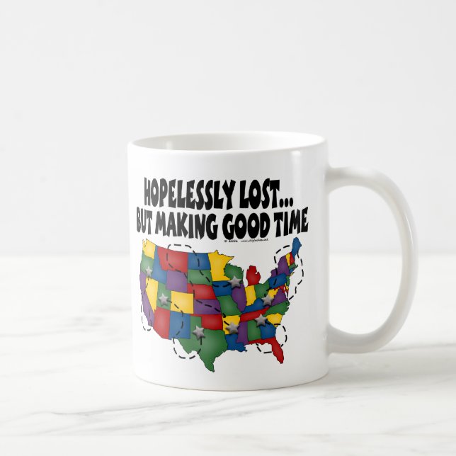 Taza De Café Rv que se divierte con todo…. Desesperado perdido (Derecha)