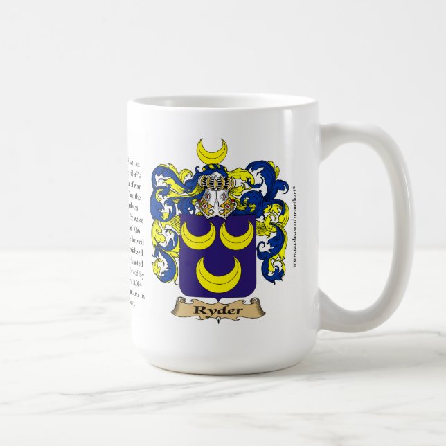 Taza De Café Ryder, el origen, el significado y el escudo (Derecha)