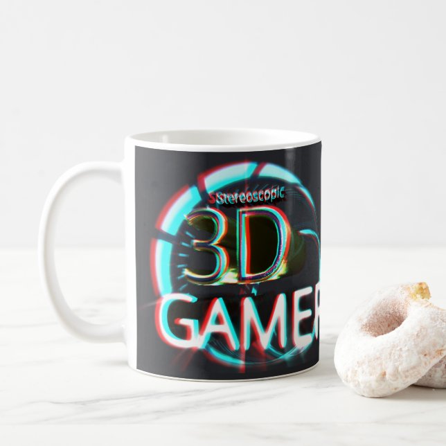 Taza De Café S3D Gamer (Con donut)