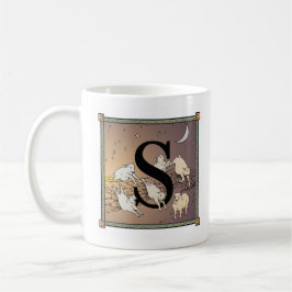 Taza De Café S- Contando las ovejas Letterblock asaltan la