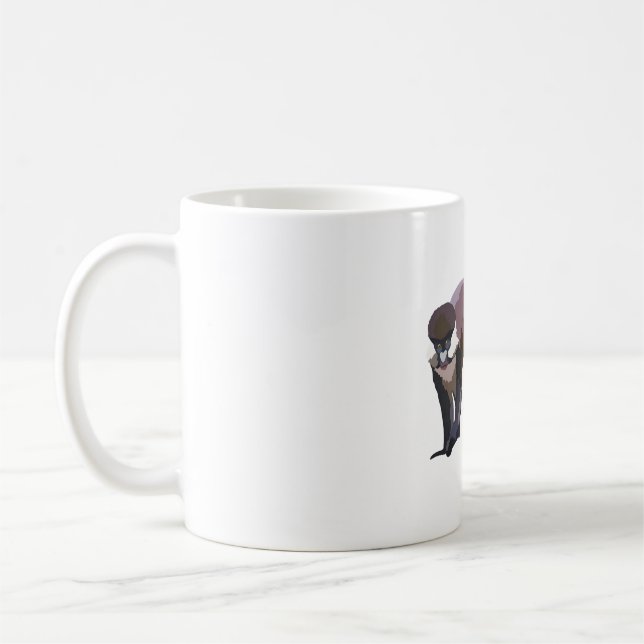 Taza De Café S es para Schmidts Red Tail Guenon (Izquierda)