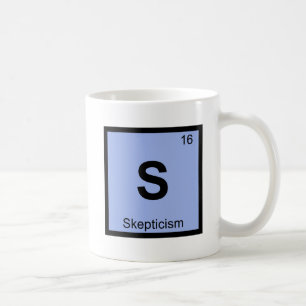 Taza De Café S - Escepticismo Filosofía Química Tabla Periódica