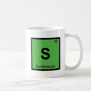 Taza De Café S - Tabla Periódica Química de Música de Sintetiza