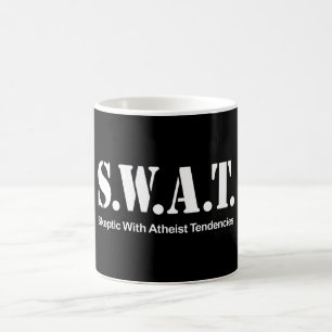 Taza De Café S.W.A.T. (Escéptico con tendencias ateas)