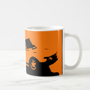 Taza De Café Saab 99 Turbo mug - Naranja en oscuridad