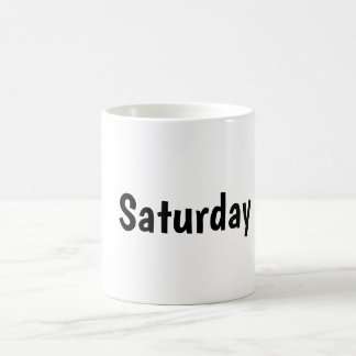 Taza De Café Sábado