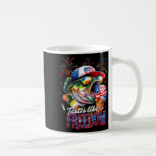 Taza De Café Sabe a libertad B Pesca Divertido 4 de julio para 