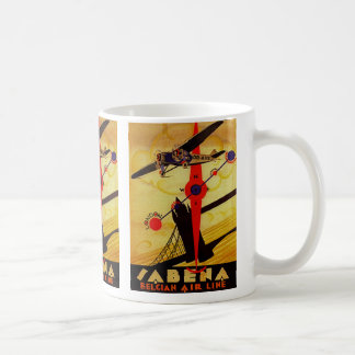 Taza De Café Sabena Art Deco Compass