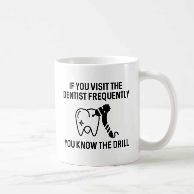 Taza De Café Sabes La Perforación (Derecha)