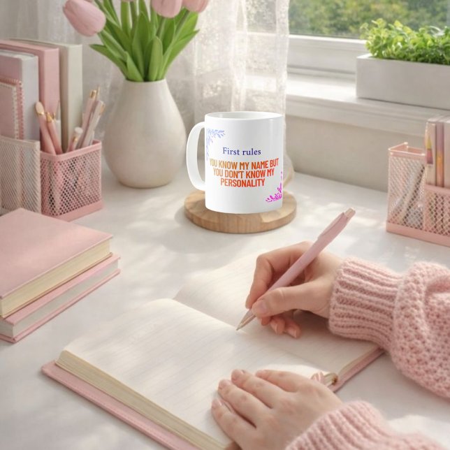 Taza De Café Sabes mi nombre pero no conoces mi personalidad (Subido por el creador)