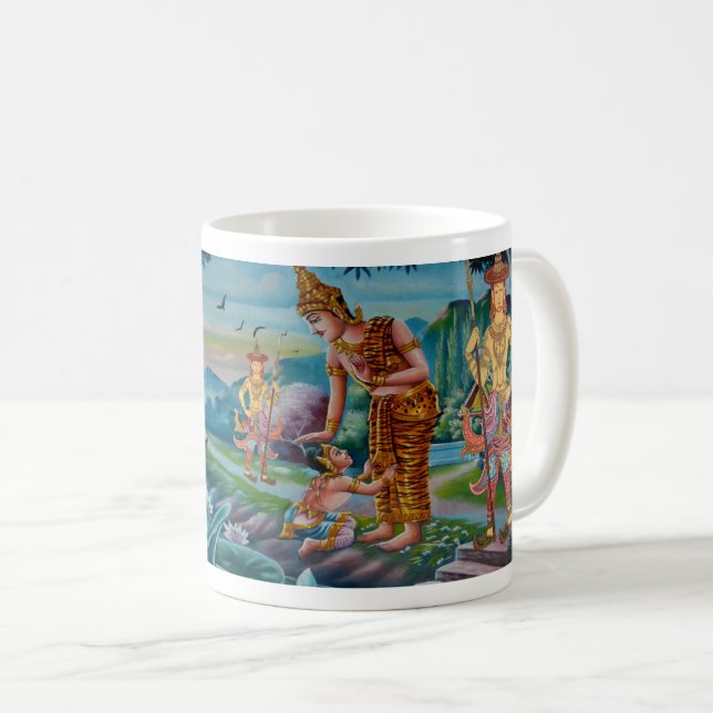 Taza De Café Sabiduría de Buda: Fe y cultura (Anverso derecho)