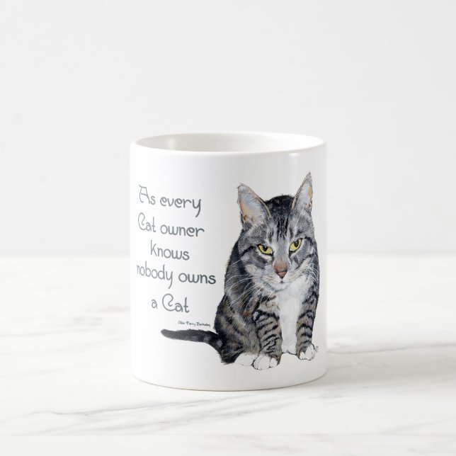 Taza De Café Sabiduría del gato, como sabe todo propietario del (Centro)