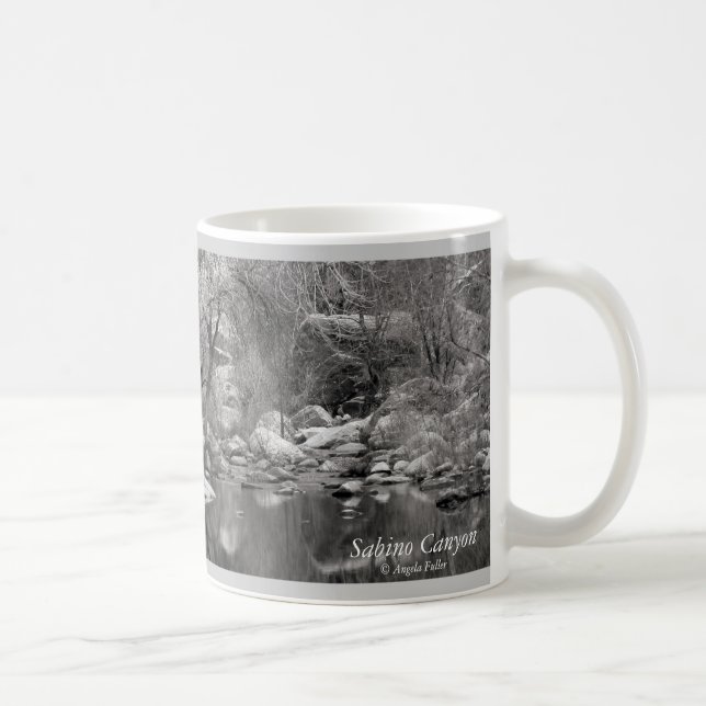 Taza De Café Sabino Canyon Creek - Thoreau cito Mug (Derecha)