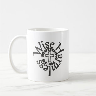 Taza De Café Sabio Y Sin Peligro - Escrituras De Sabiduría Divi