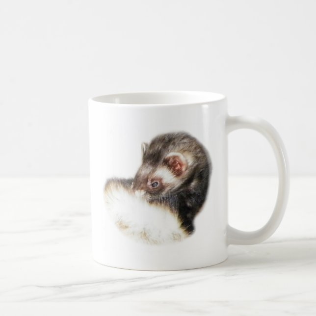 Taza De Café Sable Ferret Picture (Derecha)