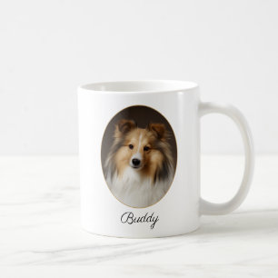 Taza De Café Sable Sheltie Personalizado a Mi Lado