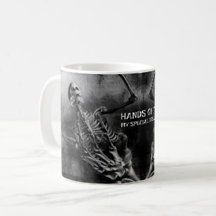 Taza De Café ¡Saca las manos! Mi Brew Especial. Skeleton