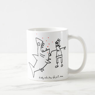 Taza De Café Sacador del tiburón de Badass