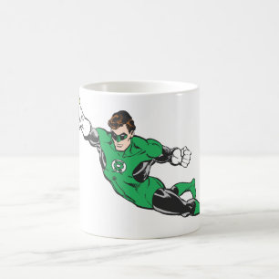 Taza De Café Sacadores verdes de la linterna