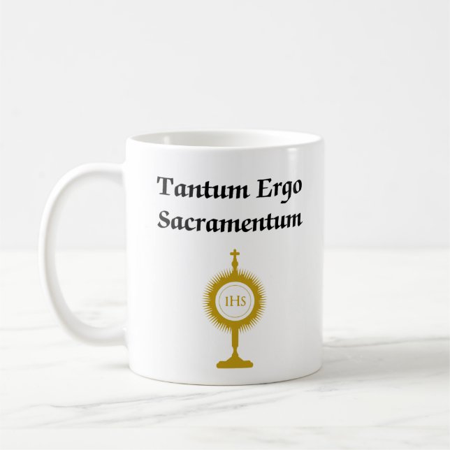 Taza De Café Sacramentum mug (Izquierda)
