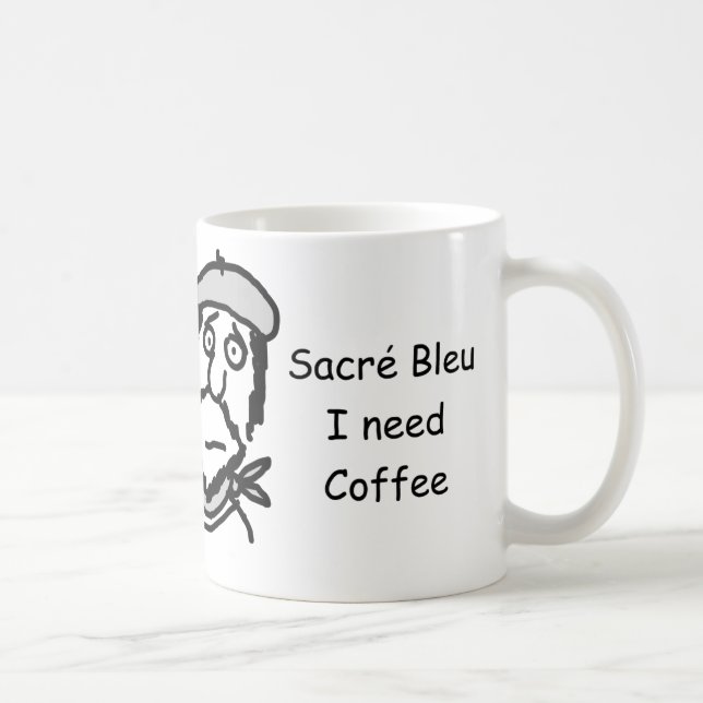 Taza De Café Sacre Bleu (Derecha)