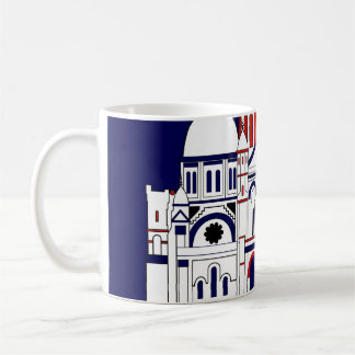 Taza De Café Sacre Coeur, Montmartre, París, Francia