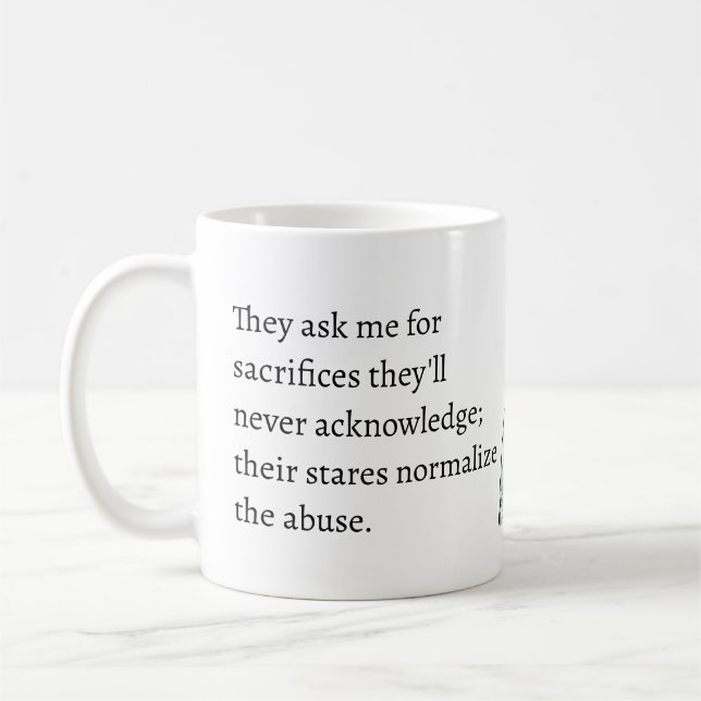 Taza De Café sacrifices they'll never acknowledge abuse (Izquierda)