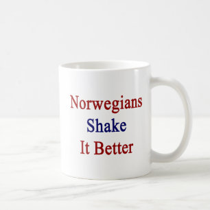 Taza De Café Sacudida de los noruegos él mejor